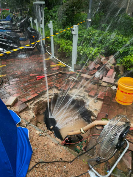 漏水检测现场 6
